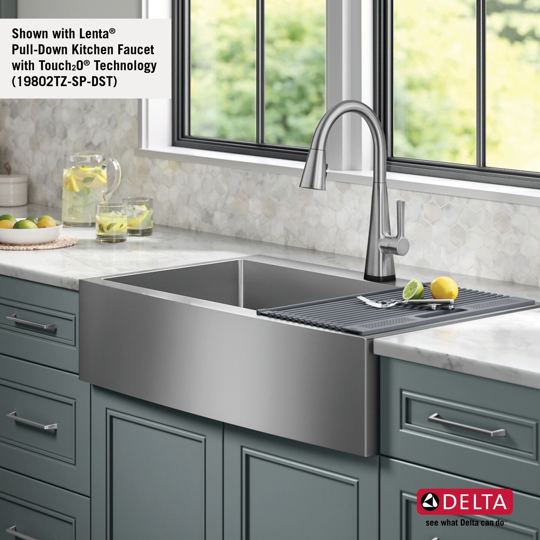 36” Retrofit Farmhouse Apron Front 16 Gauge Stainless Steel Single Bowl Kitchen Sink for Undermount / Drop-In Installation with Accessories, image 12